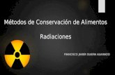 Radiaciones Metodo de conservacion