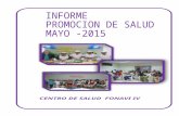 Informe promocion de la salud mayo 2015