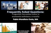 Preguntas frecuentes en economía