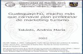 Gualeguaychú, mucho más que carnaval plan preliminar de ...