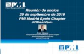 Reunión de socios PMI Madrid Spain Chapter   29-septiembre-2016