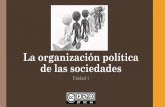 Unidad 1. La organización política de las sociedades