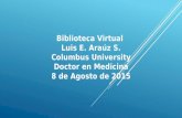 Biblioteca virtual de Luis Araúz