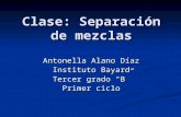 Alano Díaz - Separación de mezclas (3º grado)