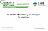 La Minería Peruana y las Energías Renovables por José Estela Ramirez - CEO de Sami Energy