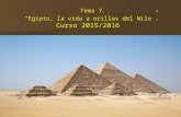 La civilización en Egipto. 1ºESO, Curso 2016