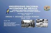 UNIDAD 7: SEGUNDA GUERRA MUNDIAL 1939-1945