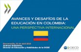 Avances y desafíos de la educación en colombia: una perspectiva internacional