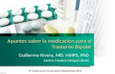 Apuntes sobre la medicación para el trastorno bipolar