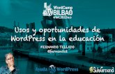WordPress en la Educación - WordCamp Bilbao - Fernando Tellado