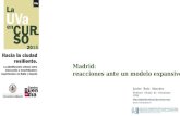 C-15-1_1. Madrid. Reacciones ante un modelo expansivo - Javier Ruiz Sánchez, Profesor Titular de Urbanística y Ordenación del Territorio, Universidad Politécnica de Madrid