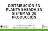 Distribución en planta basada en sistemas de producción