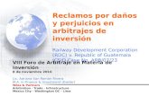 Adriana San Román Rivera: Reclamos de daños y perjuicios en arbitrajes de inversión