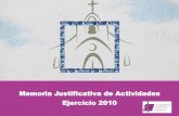 Memoria Anual de Actividades 2010 de la Iglesia Católica en España