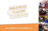 Bibliotecas Para Tu Acción Ciudadana por Paz Zavala (Fundación Democracia y Desarrollo)