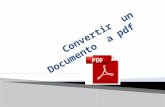 Convertir  un documento  a pdf