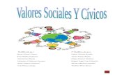 Valores sociales y cívicos trabajo grupal