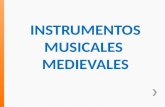 Instrumentos musicales  medievales