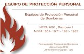 EPP de Bomberos Actualización 2016