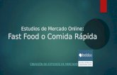 Estudio de mercado Online: Fast Food o Comida Rápida