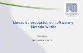 Lineas de Productos de Software y el Método Watch