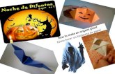 Halloween, Noche de difuntos, 31 octubre, significado y manualidades
