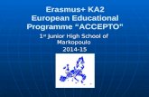 Erasmus+ ka2 accepto