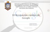 10 Busquedas Rapidas de Google