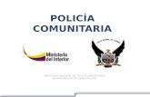 La Policía Comunitaria en el Ecuador / UPC