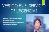 VERTIGO EN EL SERVICIO DE URGENCIAS EVALUACION Y MANEJO