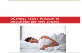 Colchones Atlas descubre tu personalidad por como duermes