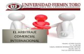 Arbitraje Comercial Internacional
