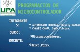 PROGRAMACIÓN DE MICROCONTROLADOR
