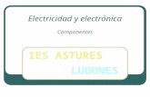 Componentes electronicos.Tecnología IES Astures