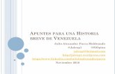 Apuntes para una Historia breve de Venezuela