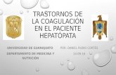 TRASTORNOS DE LA COAGULACION EN HEPATOPATIAS