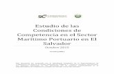 Estudio sectorial del sector Marítimo Portuario en El Salvador