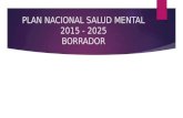 Plan nacional salud mental y psiquiatria 2016, subespecialidades psiquiátricas, dispositivos sanitarios de salud mental y psiquiatria