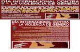 25 de noviembre "dia internacional contra la violencia de genero"