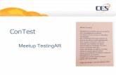 TestingAR Meetup 4to Encuentro  - ConTest - Mónica Wodzislawski