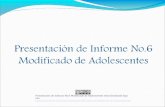 ENJ-100 Presentación de Informe No.6 Modificado de Adolescentes - Taller Requerimientos Administrativos y Seguimiento de Casos de la Defensa Pública