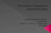 Procesos lineales e intermitentes 1