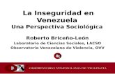 La inseguridad en Venezuela, una perspectiva sociológica.