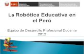 La robótica educativa en el perú