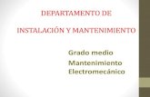 Presentación grado medio mantenimiento electromecánico
