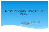 Descubriendo LibreOffice Writer
