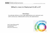 DevOps: novedades en Rational CLM v6