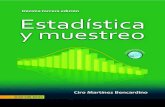Estadística y muestreo - 13va edición