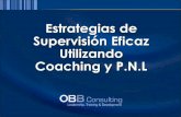 Jefes y supervisores Utilizando Estrategia de PNL y coaching
