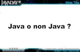Java o non java